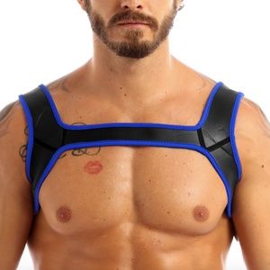 Black Unicorn BU007 Neoprene Harness Medium stretchable Gently worn